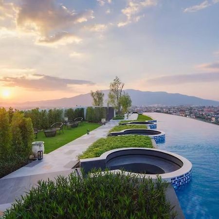 Astra Sky River High Floor,3 Bedrooms 97㎡ 山景房带浴缸 Chiang Mai Dış mekan fotoğraf