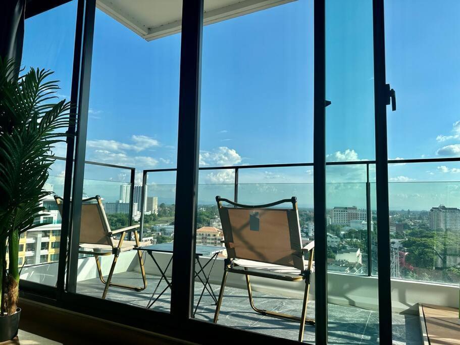 Astra Sky River High Floor,3 Bedrooms 97㎡ 山景房带浴缸 Chiang Mai Dış mekan fotoğraf