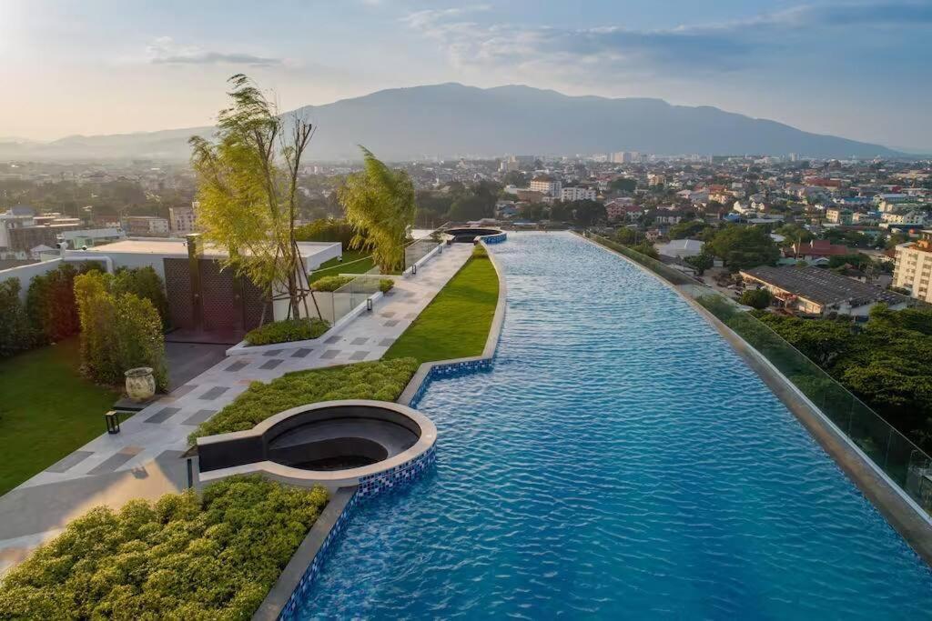 Astra Sky River High Floor,3 Bedrooms 97㎡ 山景房带浴缸 Chiang Mai Dış mekan fotoğraf