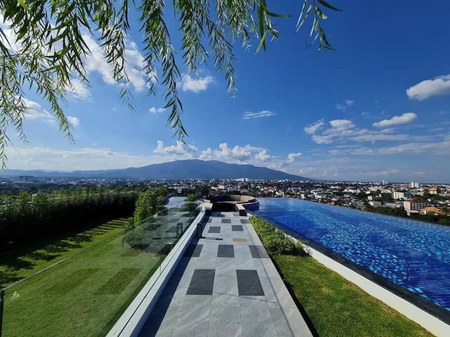 Astra Sky River High Floor,3 Bedrooms 97㎡ 山景房带浴缸 Chiang Mai Dış mekan fotoğraf
